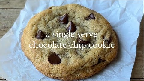 Single serve chocolate chip cookie!