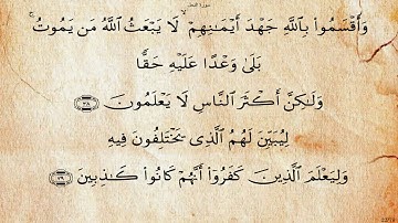 سورة النحل بصوت عبد الهادي كناكري