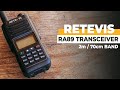 RETEVIS RA89 Review - 10W VHF / UHF Handheld Amateur Radio Transceiver