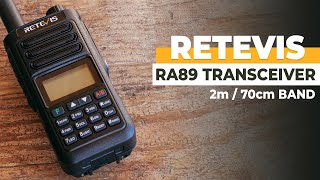 RETEVIS RA89 Review - 10W VHF / UHF Handheld Amateur Radio Transceiver