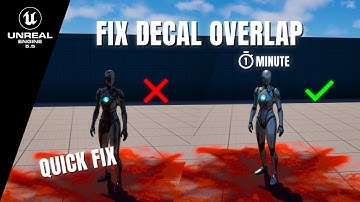 🧼 FIX Decal Overlap in UE5.5.4 the RIGHT Way! (No More Broken Surfaces)