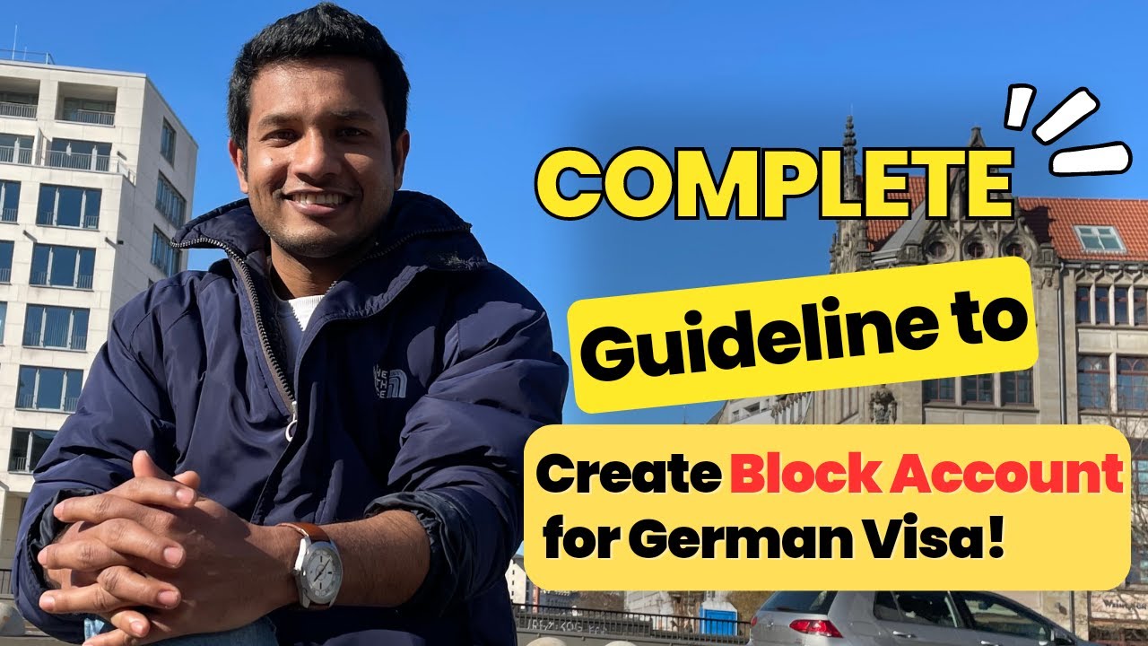 Complete Guideline to Create Block Account for German VISA! studyingermany studyabroad YouTube