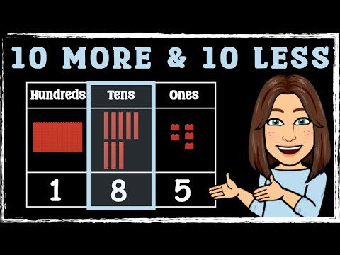 10 More And 10 Less | Maths With Mrs B.