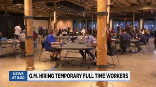 Hundreds show up in Flint to work for General Motors