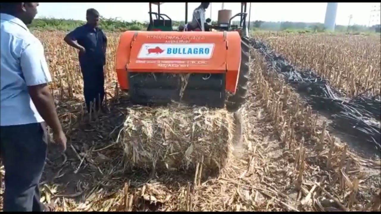 Bull Agro Baler BRB SAMRAT Field Video
