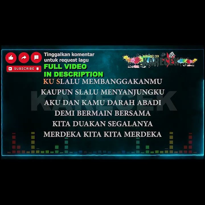 Karaoke Sheila On 7 Sahabat Sejati 4K