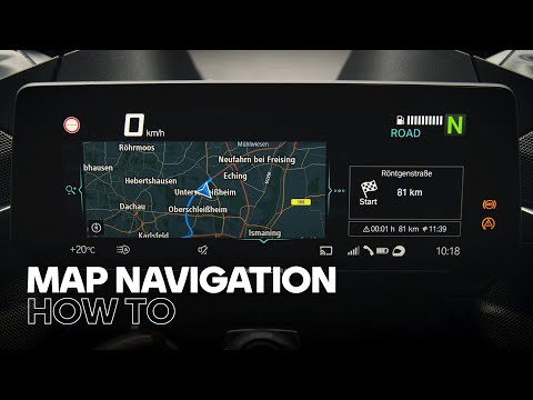 Voll-Kartennavigation mit Deinem BMW Motorrad Connected App