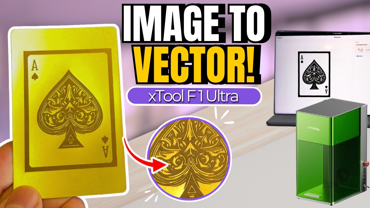 How to Import & Trace an Image in xTool Studio | F1 Ultra Brass ...