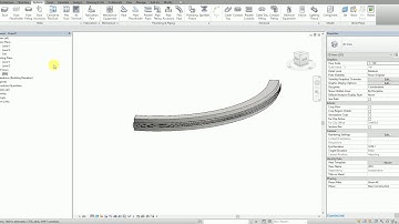 Revit Curved Linear Bar Grille Family | Convex + Concave