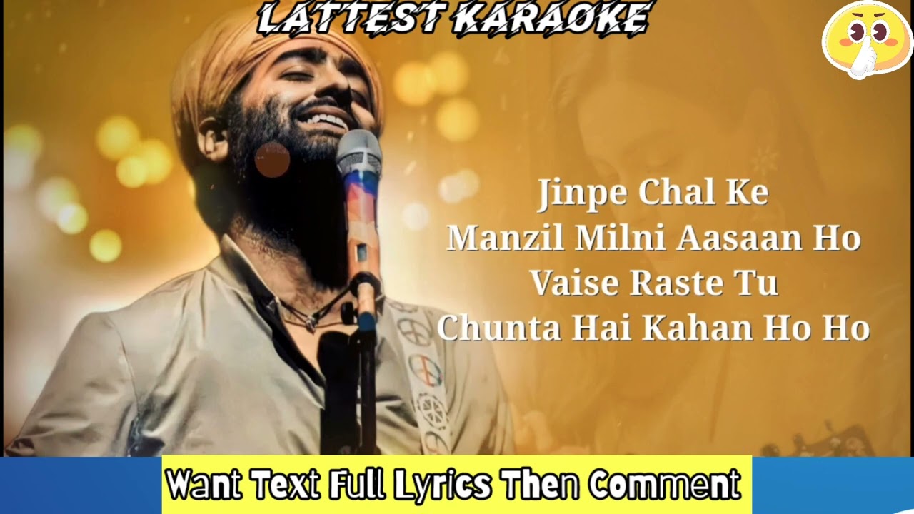 Ve Kamleya Mere Nadan Dil Song Karaoke With LYRICS Arijit Singh  Shreya Ghoshal  Ranveer Alia