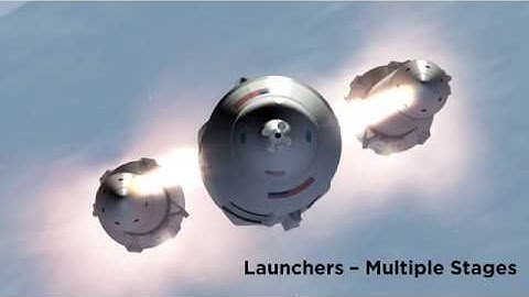 How do Space Launching Rockets (Multiple Stages) Work?