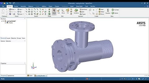 How To Save As File In .OBJ Format using SpaceClaim ANSYS for Use in Other Softwares.