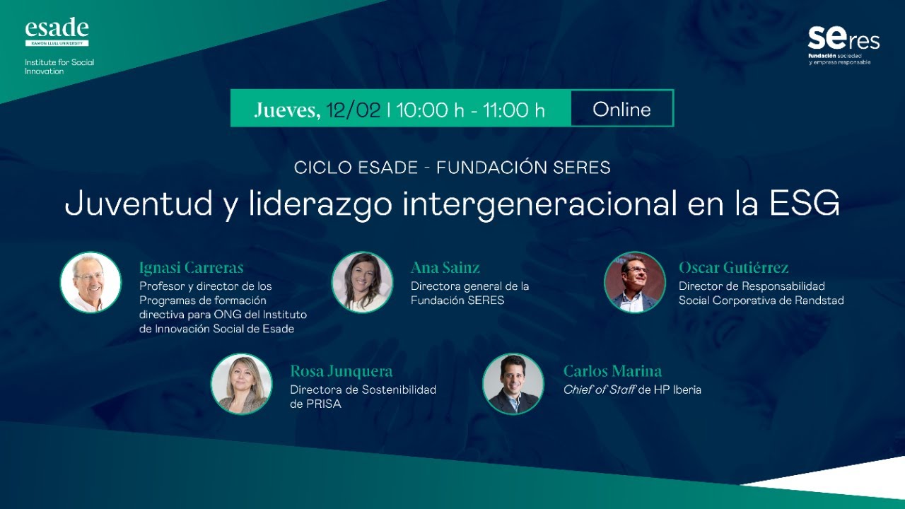 Juventud y liderazgo intergeneracional en la ESG