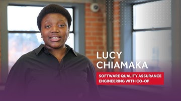 Meet Lucy, a CCTB Student in the Software Quality Assurance Engineering with Co-op Program!