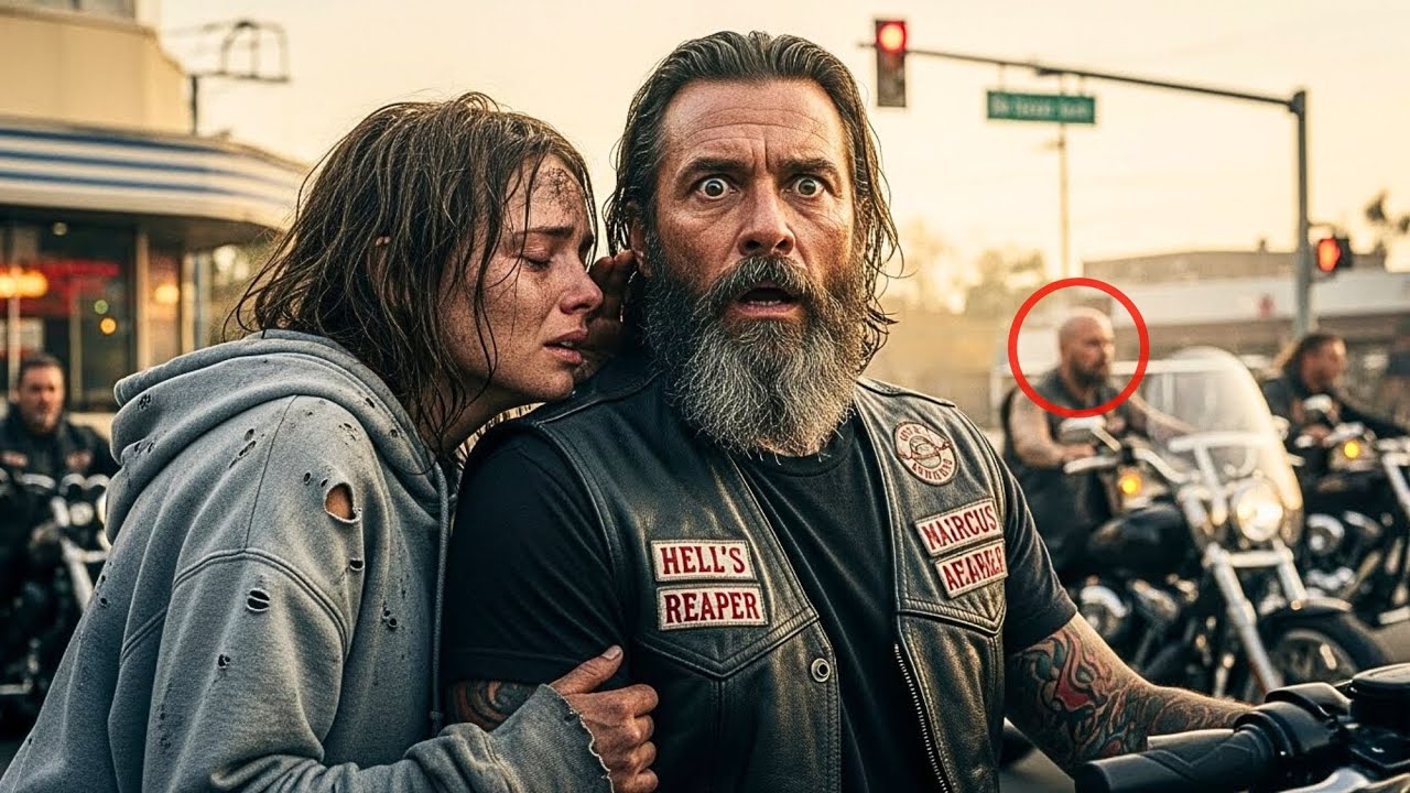 “Run, It’s a Trap!” Blind Homeless Girl Saves 12 Hells Angels — Bikers Change Her Life the Next Day