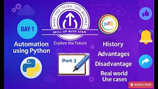 AUTOMATION USING PYTHON - DAY 1 PART 3 - HISTORY - FLAVORS - REAL-TIME USE CASES - PROS and CONS