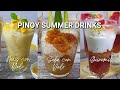 Pinoy Summer Drinks -  Guinomis, Saba con Yelo and Mais con Yelo