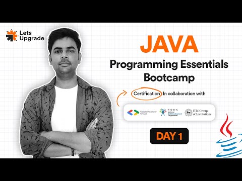 Day 1 | Getting Started with Java | Java Programming Essentials Bootcamp (5 Days)