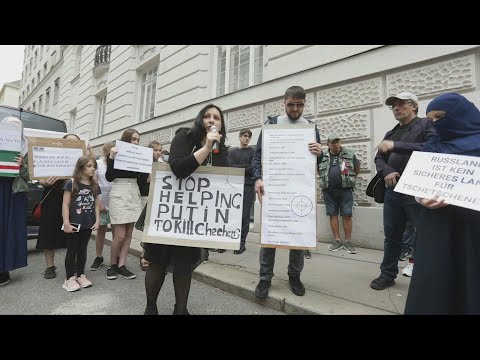 Protest in front