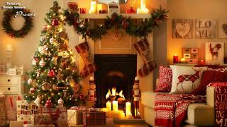 🎄☃️ Classic Christmas music with fireplace and beautiful background (classic) (2 hour ) (2022)