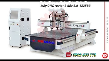 Máy CNC router 3 đầu SM-1325B3
