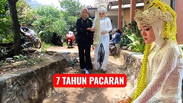7 tahun pacaran kini ke pelaminan pernikahan di kampung nangka jajar desa pangeureunan Garut