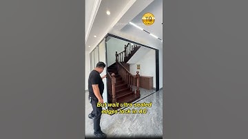 Partition folding doors can isolate the cooking fumes from the kitchen, prevent the air condition