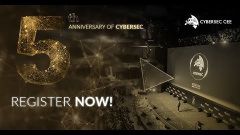 SAVE THE DATE: CYBERSEC CEE 2019 - official video