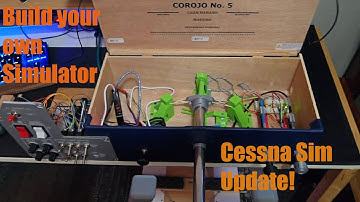 DIY Cessna Flight Simulator Update | New Control setup Arduino and Mobiflight