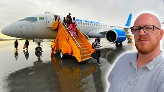 Africa's FIRST Airbus A220! Air Tanzania Business Class