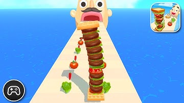 Sandwich Runner - Gameplay Walkthrough Part 72 - Game Levels To Play (iOS, Android)