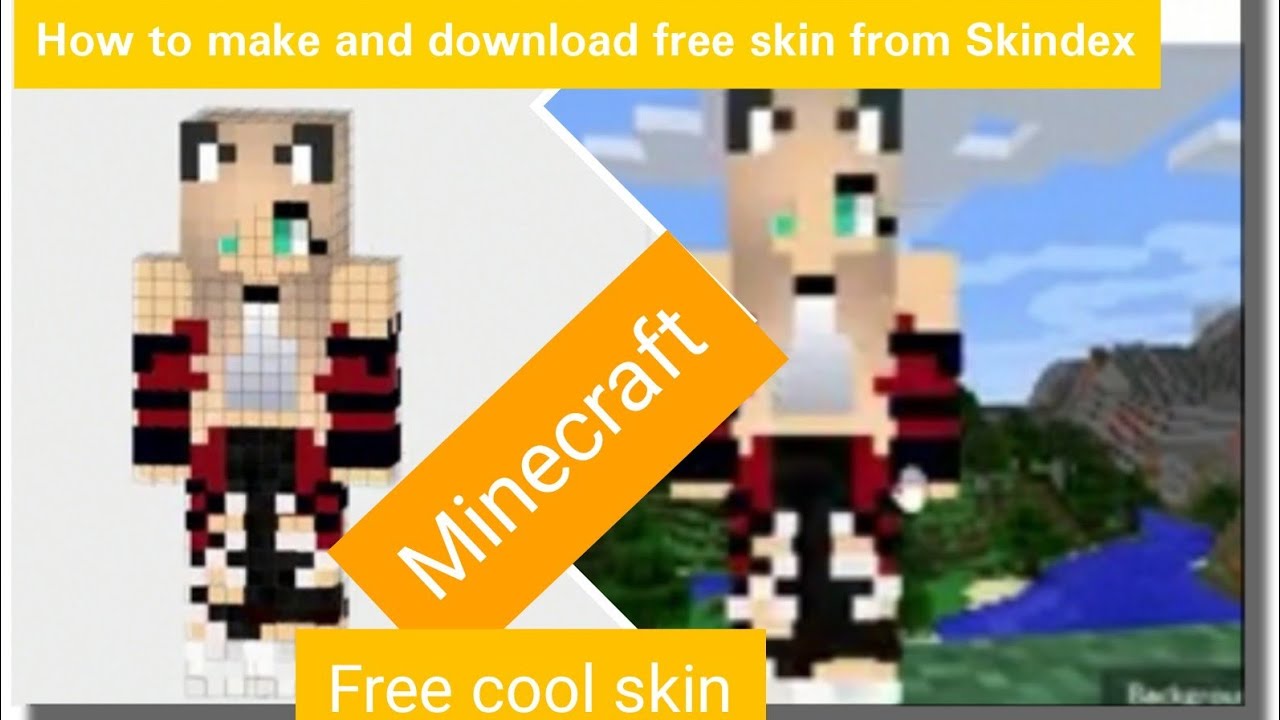 How To Make And Downloaded New Skin From Skindex To Minecraft Youtube