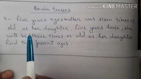 DAV/CLASS VIII/ MATHS/ CHAPTER 9/ LINEAR EQUATION IN ONE VARIABLE/ BRAIN TEASER QNO. 4, 5, 6, 7