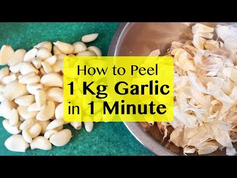 5 Ways to Peel Garlic Fast / How to Peel Garlic easily / Garlic Peeling Tricks