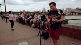 Dawson : Hitting Home - Live busking at London Bridge