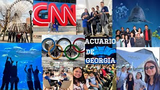 Nos fuimos de paseo al Acuario de Georgia 🐠🐟🐬🐋   |  visitamos los headquarters de CNN