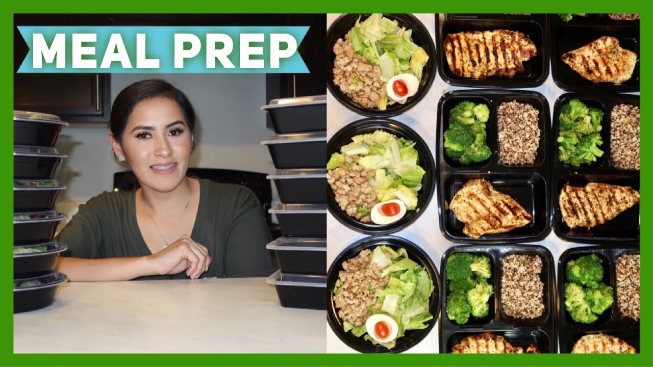 MEAL PREP Comida Saludable para Toda La Semana|IvonneDiazMakeup - YouTube