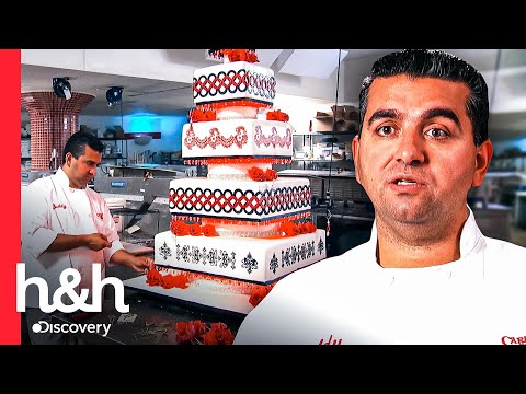 Enorme pastel de 5 pisos para boda estilo Bollywood | Cake Boss | Discovery H&H