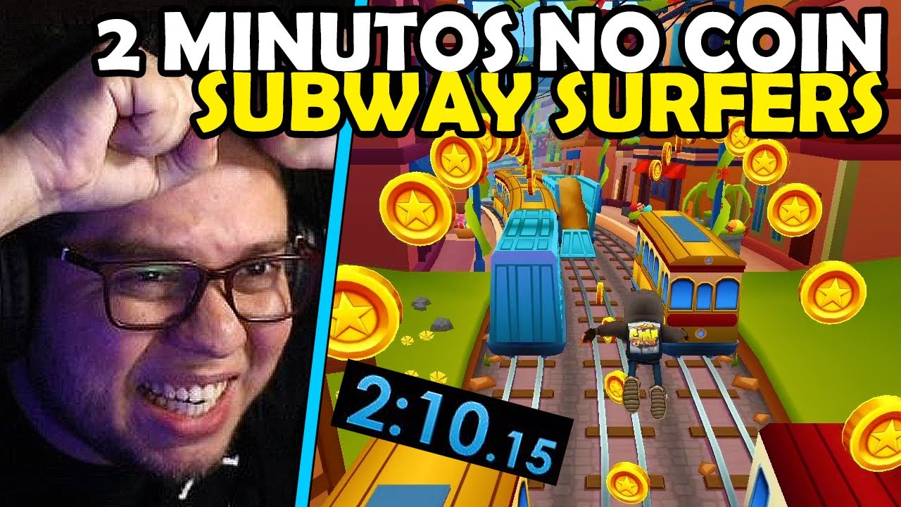 Não vou parar até BATER O RECORDE de No Coin! - Subway Surfers 