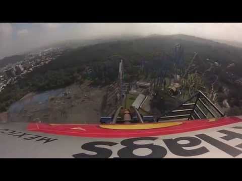 Superman el Último Escape - Six Flags México Roller Coaster POV