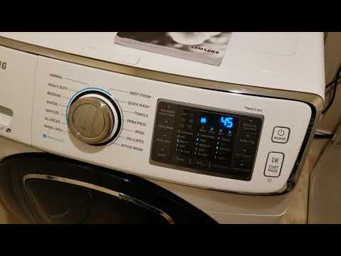 Samsung WF45K6500AW not starting - YouTube