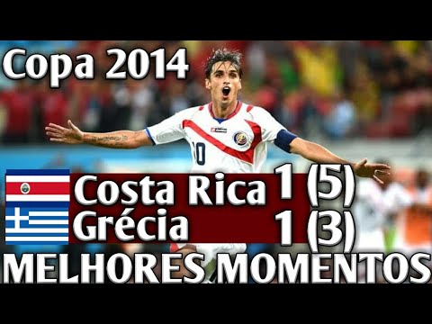 Vídeo: 1/8 De Final Da Copa Do Mundo 2014: Costa Rica - Grécia