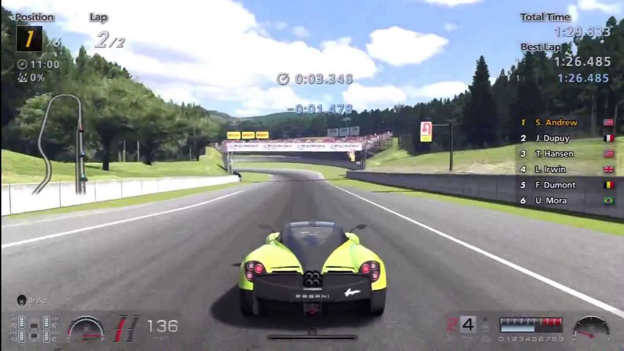 Gran Turismo 6, carros, GT6, gaming, Pagani, video game, game