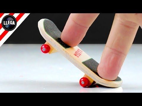 HOMEMADE FINGERBOARD!? How To Make A Finger Skate/Tech Deck