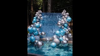 PREVIEW Luxury Pool Balloon Display Tutorial #shorts