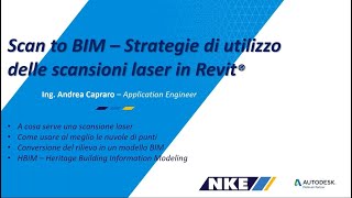 Scan to BIM Webinar – Strategies for Using Laser Scans in Revit