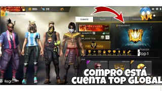 COMPRO ESTA CUENTA TOP GLOBAL CON TODOS LOS PASES ELITE EN FREE FIRE | Top Global Veterano Chetado