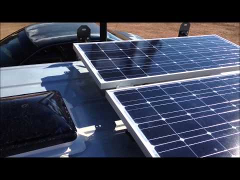 Van Build 6 Solar Panel Installation (1 Feb 2015) - YouTube