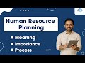 03 Human Resource Planning | Meaning, Importance, Process with example  || HRP Process in HRM ||
