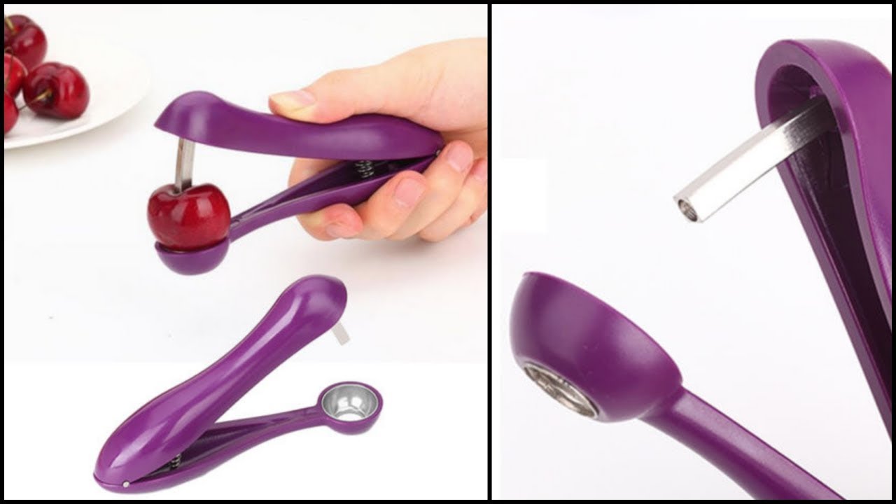 Cherry Pitter Corer Demo | Is it working??? | Ebay Kitchen Gadgets Put On Test